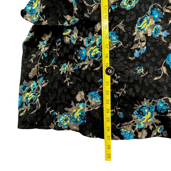 Lane Bryant Black Floral Blouse - Picture 8 of 8